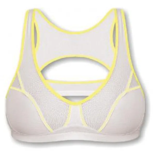  Bustieră sport SENSOR Lissa ALB/GALBEN 