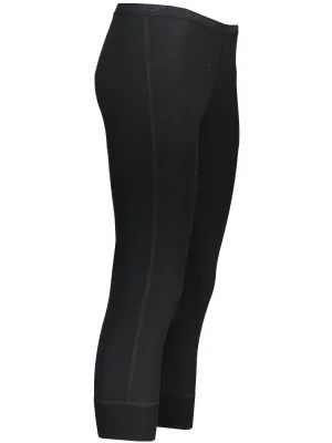 Pantaloni termici 3/4 de damă SENSOR Double face NEGRU