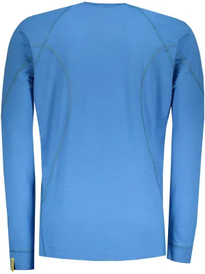 Tricou termic pentru bărbați cu mânecă lungă SENSOR MERINO ACTIVE 12110020 ALBASTRĂ