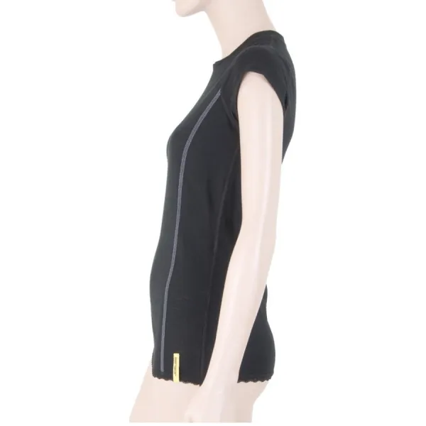  Tricou termic de damă SENSOR MERINO ACTIVE 11109026 NEAGRĂ 