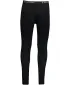 Pantaloni termici pentru bărbați DOUBLE FACE MERINO WOOL negri