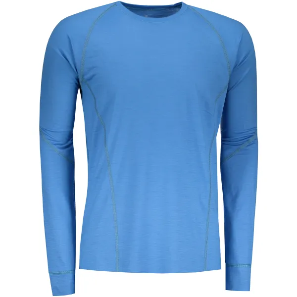  Tricou termic pentru bărbați cu mânecă lungă SENSOR MERINO ACTIVE 12110020 ALBASTRĂ 