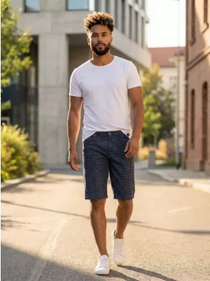 Pantaloni scurţi ALPINE PRO MARG MPAJ220 ALBASTRU