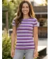 Tricou pentru femei cu mâneci scurte ALPINE PRO PENSIERI 2 LTSJ186 PURPURIU ÎNCHIS