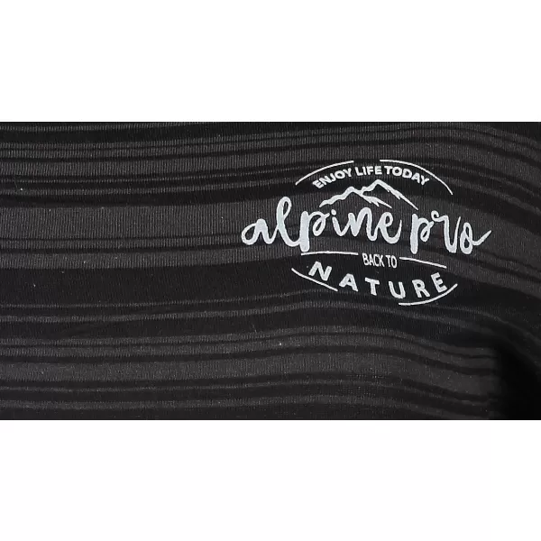  Tricou pentru femei cu mâneci scurte ALPINE PRO ALINA 2 LTSJ192 NEGRU 