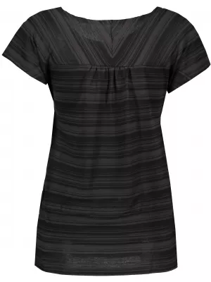 Tricou pentru femei cu mâneci scurte ALPINE PRO ALINA 2 LTSJ192 NEGRU