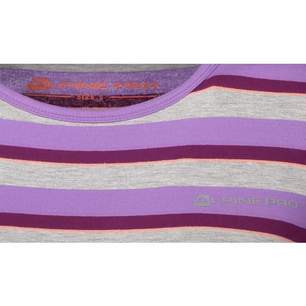  Tricou pentru femei cu mâneci scurte ALPINE PRO PENSIERI 2 LTSJ186 PURPURIU ÎNCHIS 
