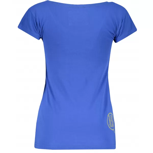  Tricou de damă cu mâneci scurte NORDBLANC NBFLT2831 GHEPARD ALBASTRU 