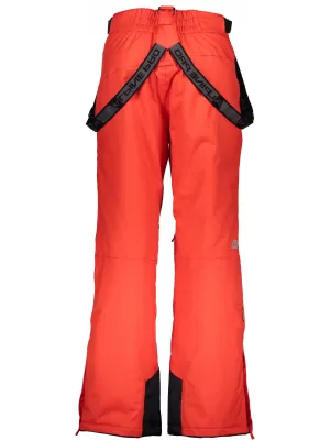 Pantaloni de schi pentru bărbați ALPINE PRO MOLINI 3 MPAK211 ROŞU