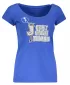 Tricou de damă cu mâneci scurte NORDBLANC NBFLT2831 GHEPARD ALBASTRU