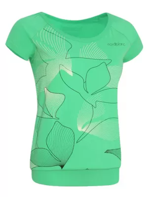 Tricou de damă cu mâneci scurte NORDBLANC NBFLT2827 VERDE RAZER