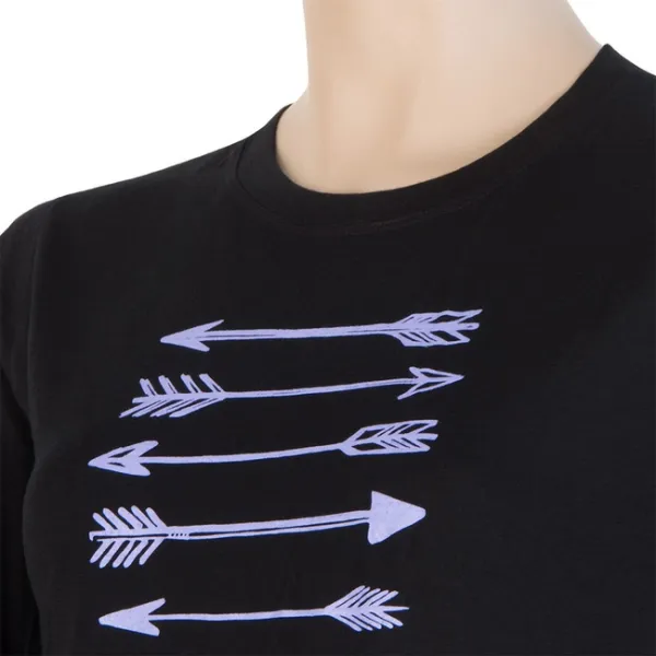  Lenjerie termică pentru femei SENSOR MERINO ACTIVE PT ARROWS dl. rukáv 17100056-00 NEAGRĂ 