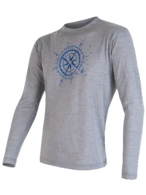 Lenjerie termică bărbătească SENSOR MERINO ACTIVE PT COMPASS dl. rukáv 16200099-00 GRI