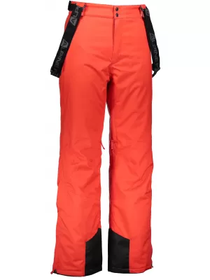 Pantaloni de schi pentru bărbați ALPINE PRO MOLINI 3 MPAK211 ROŞU