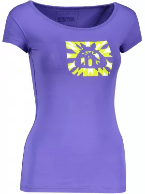 Tricou de damă cu mâneci scurte NORDBLANC NBFLT2830 GHEPARD VIOLET