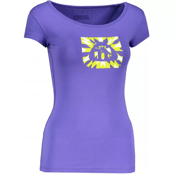  Tricou de damă cu mâneci scurte NORDBLANC NBFLT2830 GHEPARD VIOLET 