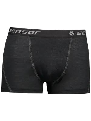 Boxeri scurți pentru bărbați SENSOR Double face 16200050-00 NEGRU