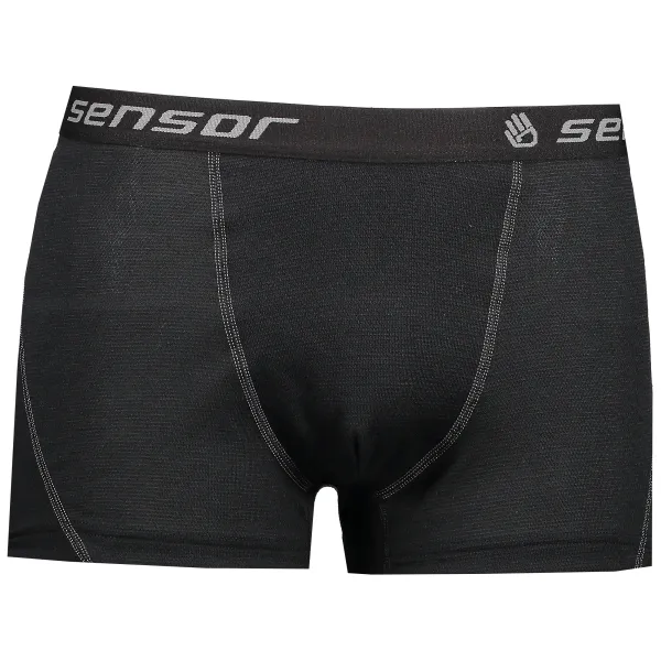  Boxeri scurți pentru bărbați SENSOR Double face 16200050-00 NEGRU 