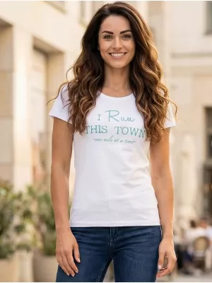 Tricou pentru femei cu mâneci scurte ALPINE PRO BUFFA LTSJ333 ALB