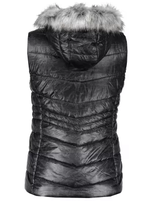 Vesta de dama ALPINE PRO GOTHICA 2 LVEK037 NEGRU