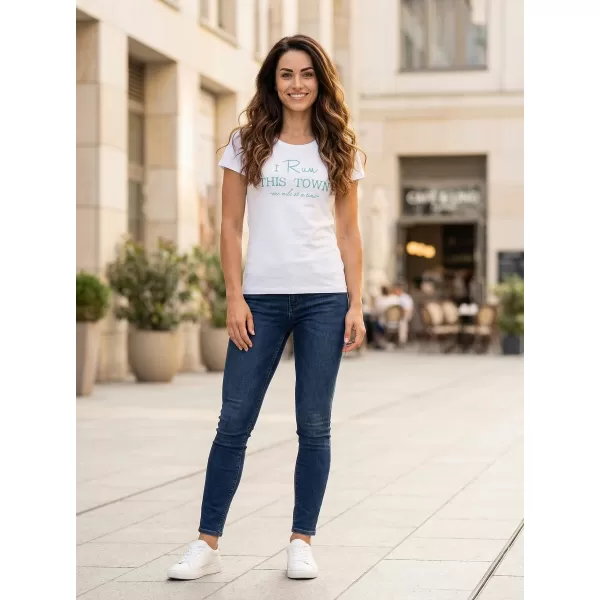  Tricou pentru femei cu mâneci scurte ALPINE PRO BUFFA LTSJ333 ALB 