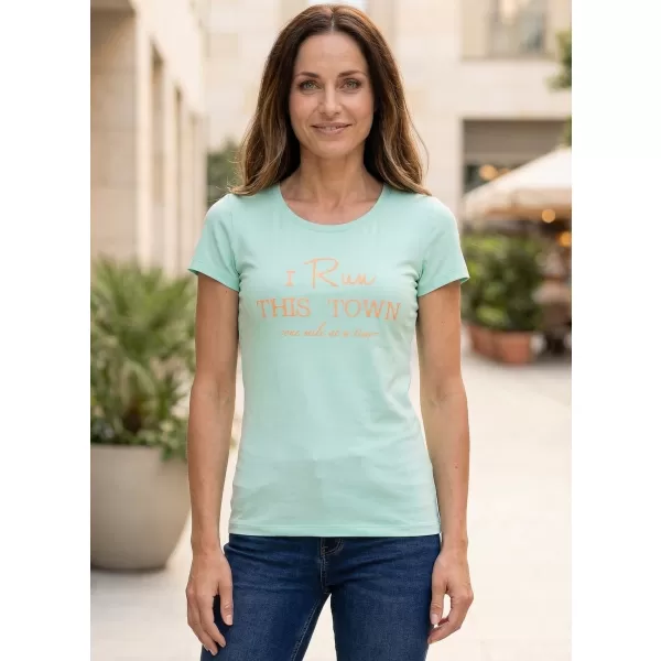  Tricou pentru femei cu mâneci scurte ALPINE PRO BUFFA LTSJ333 ALBASTRU 