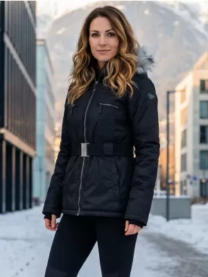 Geaca de iarna dama ALPINE PRO DOSOJINA LJCK202 NEGRU