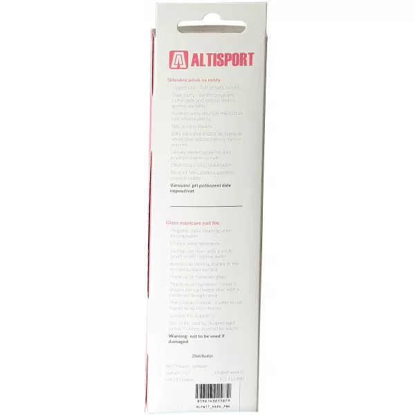  Dosar curbat pentru manichiura ALTISPORT G-PLUS ALB 