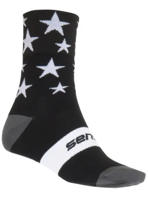 Șosete SENSOR STARS 16100065 NEGRU/ALB