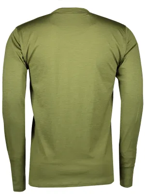 Tricou termic bărbătesc cu mânecă lungă SENSOR MERINO ACTIVE PT TRACK 17200027 SAFARI