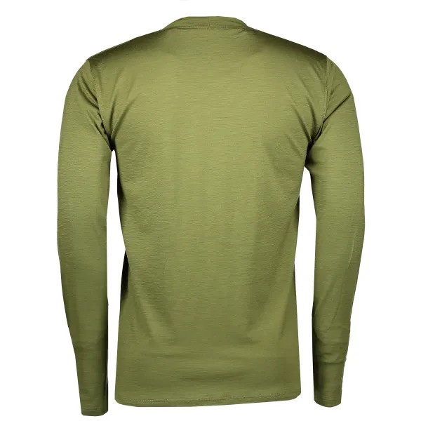  Tricou termic bărbătesc cu mânecă lungă SENSOR MERINO ACTIVE PT TRACK 17200027 SAFARI 