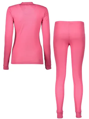 Set de tricou termic de damă cu mânecă lungă și colanți SENSOR ORIGINAL ACTIVE SET 17200054 ROZ