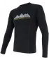 Tricou termic bărbătesc cu mânecă lungă SENSOR MERINO DF ADVENTURE 17200032 NEGRU