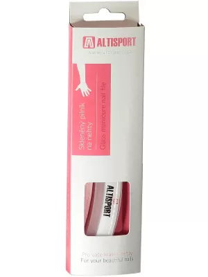 Dosar curbat pentru manichiura ALTISPORT G-PLUS ALB