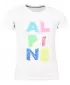 Copii t -thirt cu mâneci scurte ALPINE PRO AXISO 2 KTSL097 ALB