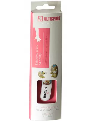 Dosar curbat pentru manichiura ALTISPORT BABY ALB