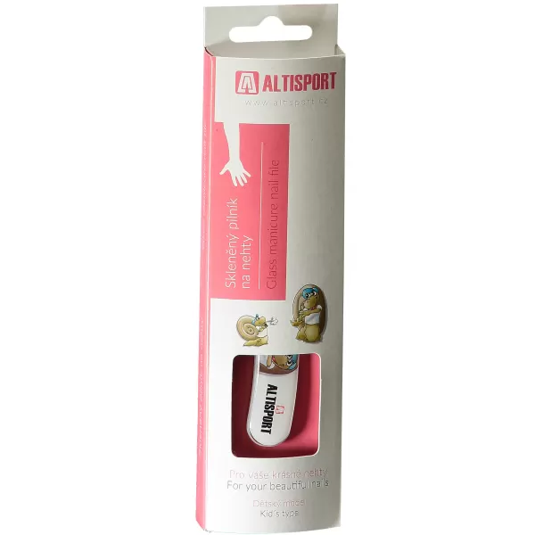 Dosar curbat pentru manichiura ALTISPORT BABY ALB 