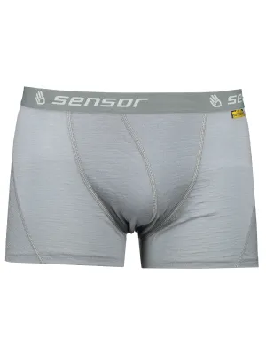 Boxeri bărbătești SENSOR MERINO ACTIVE 17200023 GRI DESCHIS