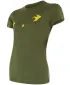 Tricou termic de damă cu mânecă scurtă SENSOR MERINO ACTIVE PT SWALLOW 17200028 SAFARI