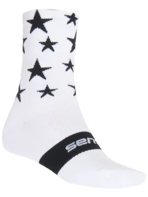 Șosete SENSOR STARS 16100066 ALB/NEGRU