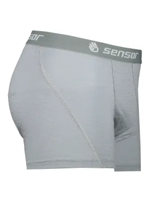 Boxeri bărbătești SENSOR MERINO ACTIVE 17200023 GRI DESCHIS