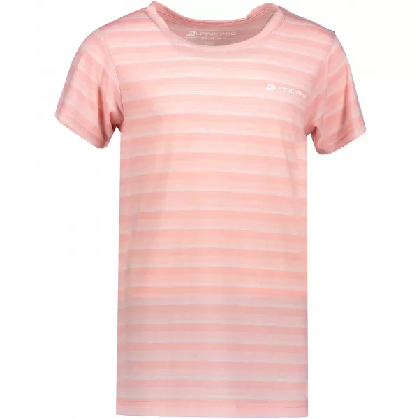  Tricou pentru copii cu maneca scurta ALPINE PRO PENSIERO 3 KTSL096 ROZ DESCHIS 