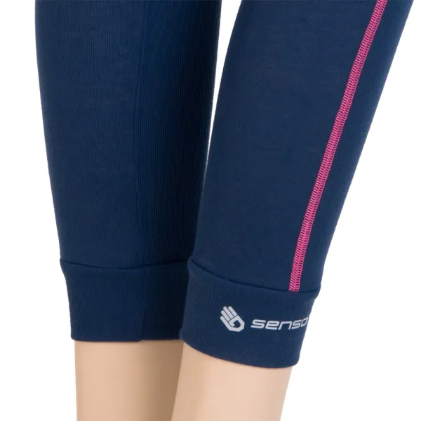  Set de tricou termic de damă cu mânecă lungă și colanți SENSOR ORIGINAL ACTIVE SET 17200053 ALBASTRU ÎNCHIS 