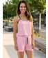 Salopetă de vară pentru femei ALPINE PRO KWESA LOTL005 ROZ