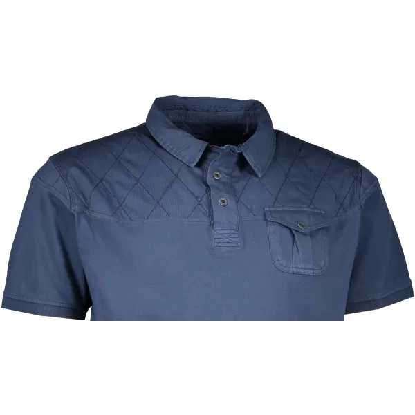  Tricou pentru bărbați ALPINE PRO BORK MTSL297 ALBASTRU ÎNCHIS 