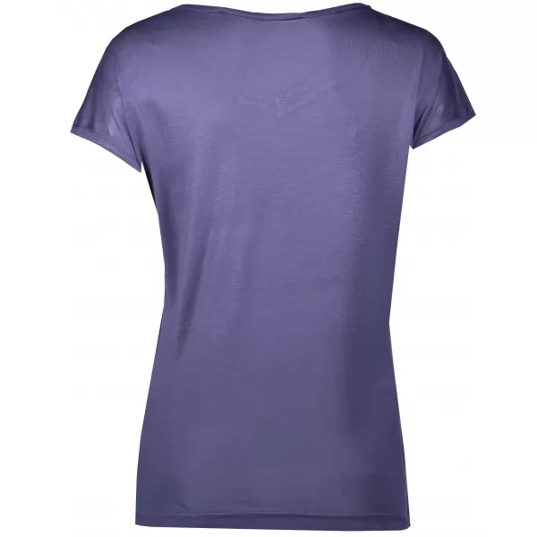  Tricou pentru femei cu mâneci scurte ALPINE PRO CURLA LTSL384 ALBASTRU ÎNCHIS 