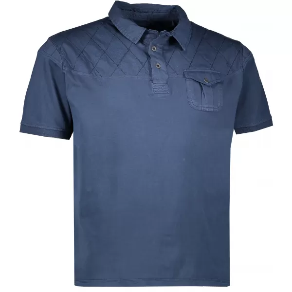  Tricou pentru bărbați ALPINE PRO BORK MTSL297 ALBASTRU ÎNCHIS 