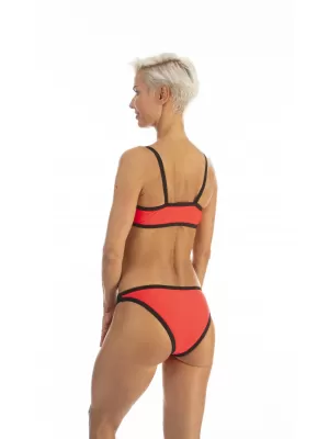 Costume de baie pentru femei - partea inferioară NORDBLANC NAUGHTY NBSSS6764B ROZ FLUORESCENT