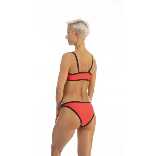  Costume de baie pentru femei - partea inferioară NORDBLANC NAUGHTY NBSSS6764B ROZ FLUORESCENT 