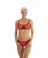 Costume de baie pentru femei - partea inferioară NORDBLANC NAUGHTY NBSSS6764B ROZ FLUORESCENT